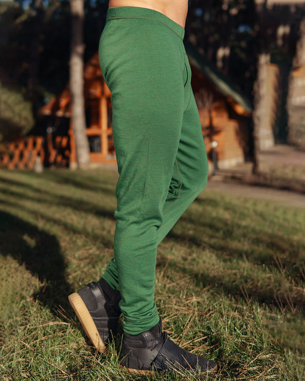 Men's 250gsm Merino Wool Windsor Blue Pants 100 Merino Thermal Wear