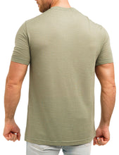 Load image into Gallery viewer, Men&#39;s Merino T-shirt 165 Olive Weaved