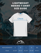 Load image into Gallery viewer, Men&#39;s Merino T-shirt 165 Navy Black