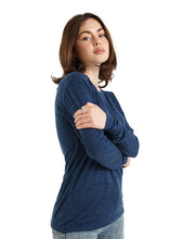 Load image into Gallery viewer,  Merino Wool Long Sleeve  Navy