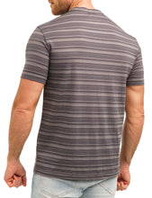 Load image into Gallery viewer, Men&#39;s Merino T-shirt 165 Striped Grey