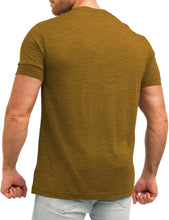 Load image into Gallery viewer, Men&#39;s Merino T-shirt 165 Dijon Yellow