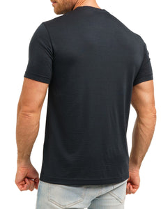 Men's Merino T-shirt 165 Navy Black