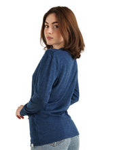 Load image into Gallery viewer,  Merino Wool Long Sleeve  Navy