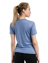 Load image into Gallery viewer, Women&#39;s Merino T-shirt 165 Deep Blue | Crewneck (+socks)