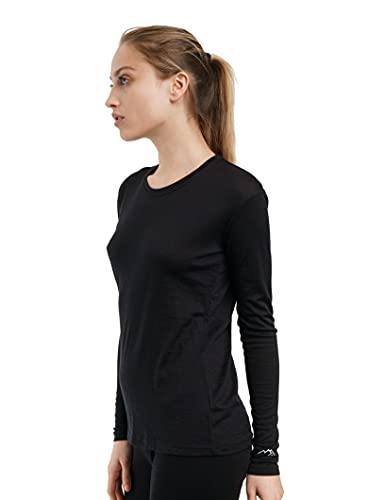 Women's Merino Long Sleeve 165 Heat Black