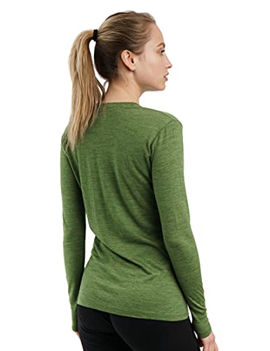 Merino Wool Base Layer Women Lightweight Long Sleeve, Thermal Underwear, Women  Wool Activewear, Organic Wool Long Sleeve Thermal Shirts -  Canada