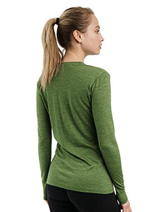 Women's Merino Long Sleeve 165 Green Olive