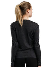 Load image into Gallery viewer, Merino wool Long Sleeve 165 Charcoal