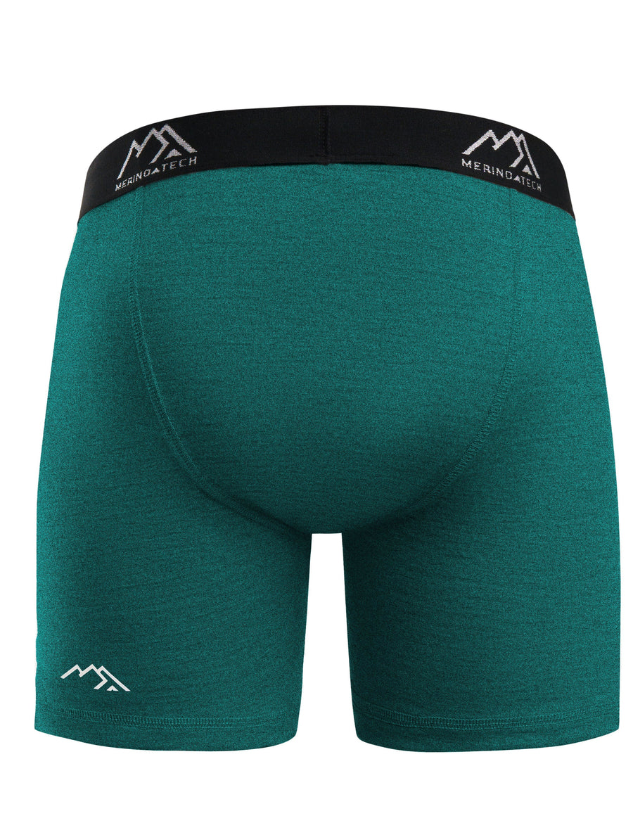 Men's Merino Boxers 190 Brief Forest Green, 1 pack — view 4