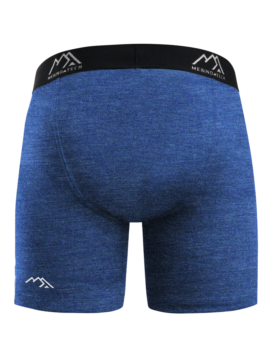 Men's Merino Boxers 190 Brief Windsor Blue, 1 pack — view 4