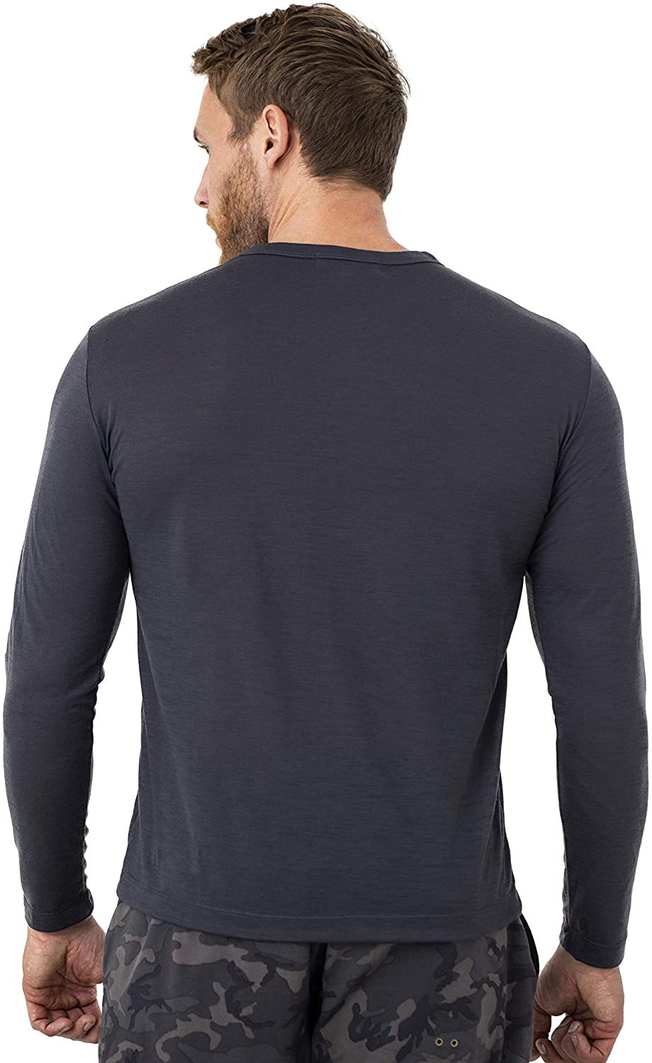 Merino Wool Long Sleeve  Ebony