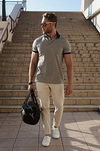 Men's Merino Polo 165 Burgundy