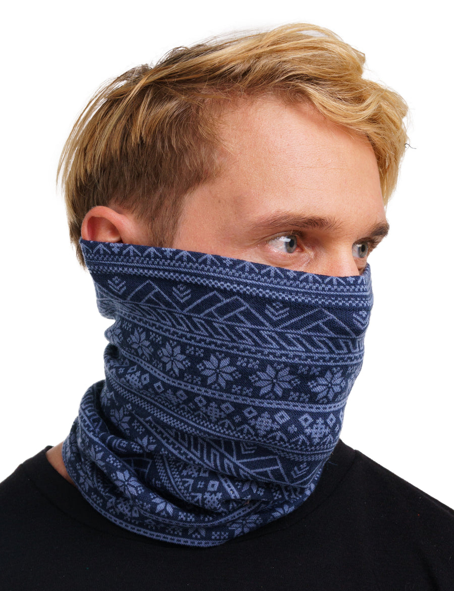 Merino Neck Gaiter 250 Nordic Tale Berry — view 2