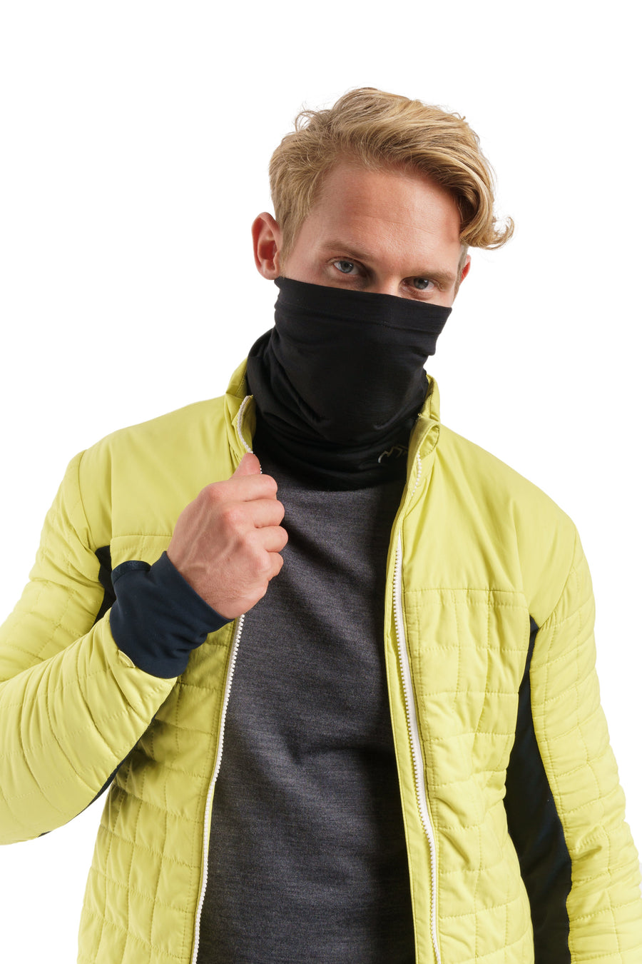 Merino Neck Gaiter 165 Black — view 6