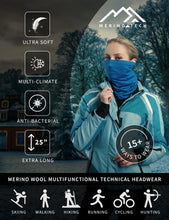 Load image into Gallery viewer, Merino Neck Gaiter 165 Grey Shades