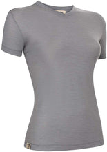 Load image into Gallery viewer, Women&#39;s Merino T-shirt 165 Grey Marl