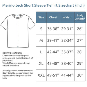 Men's Merino T-shirt 165 Steel Grey