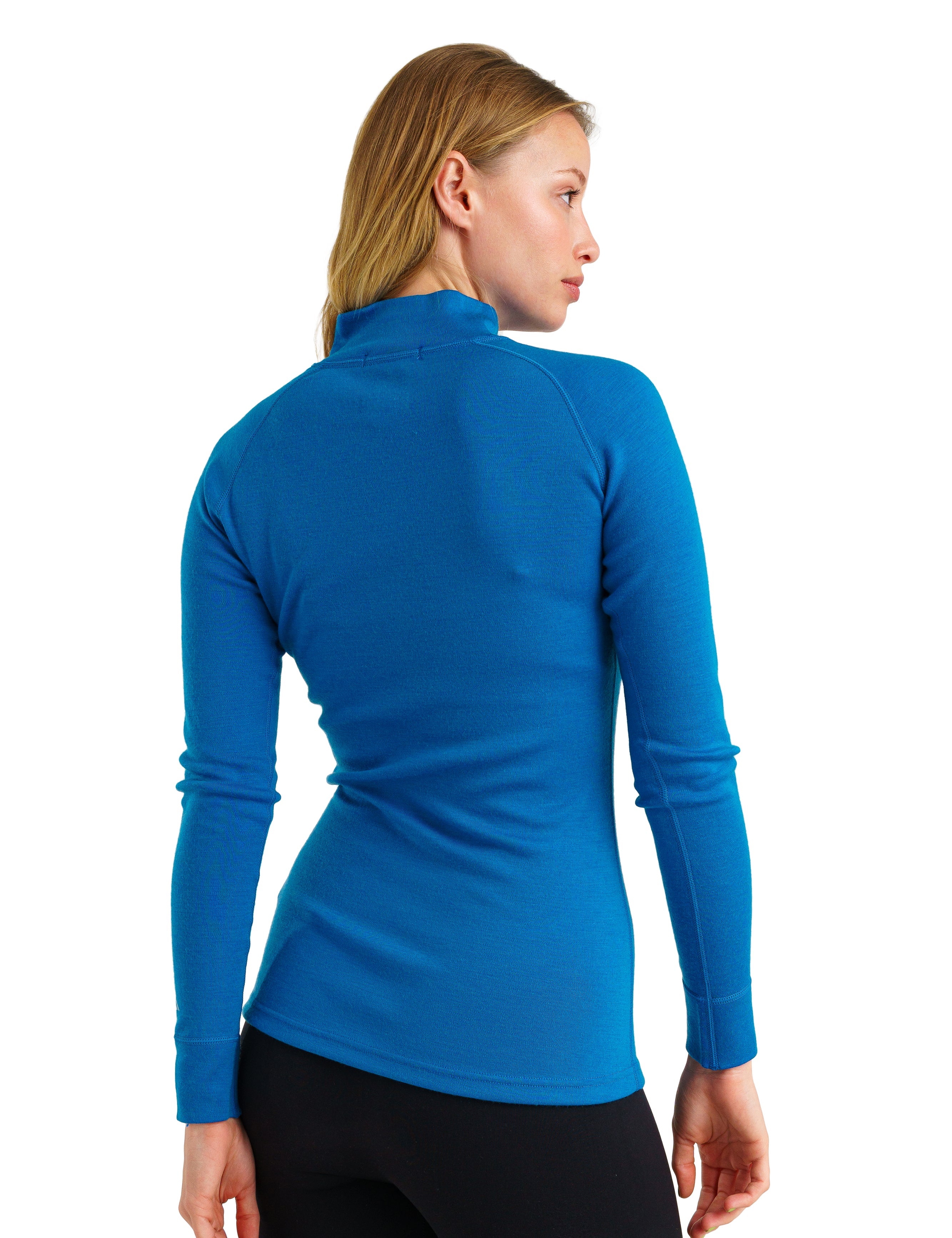 Merino.tech Merino Wool Base Layer Women - 100% Merino Half Zip Sweater  Women Mid, Heavyweight Thermal Shirts + Wool Socks