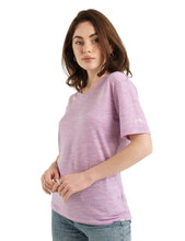 Load image into Gallery viewer, Women&#39;s Merino T-shirt 165 Lilac Heather | Crewneck (+socks)