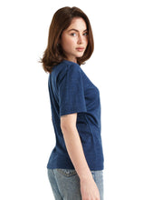 Load image into Gallery viewer, Women&#39;s Merino T-shirt 165 Navy | Crewneck (+socks)