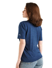 Load image into Gallery viewer, Women&#39;s Merino T-shirt 165 Navy | Crewneck (+socks)