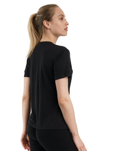 Women's Merino T-shirt 165 Heat Black | Crewneck (+socks)