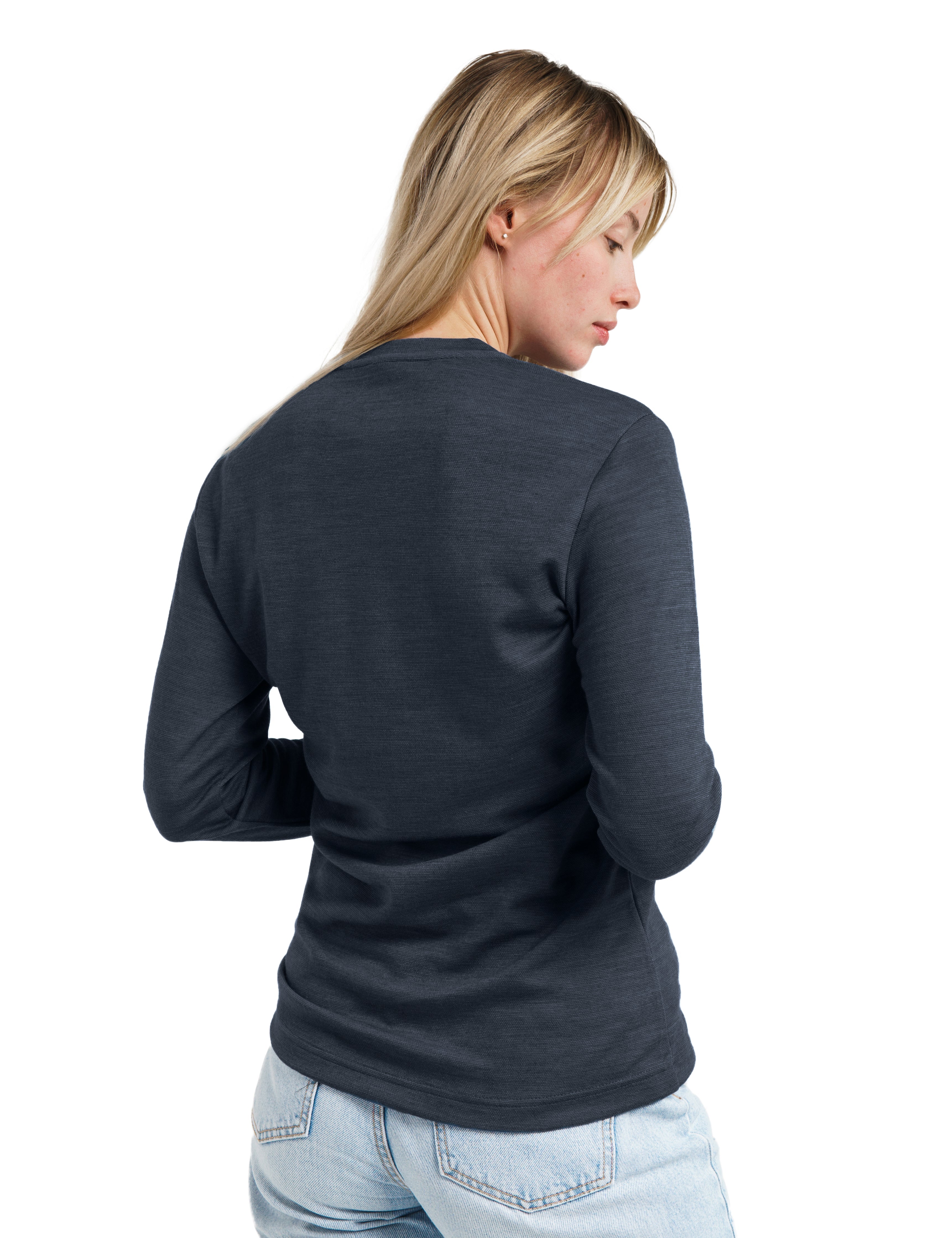 Women's Merino Long Sleeve 165 Dark Grey