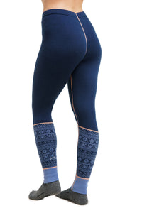 Women's Merino Pants 250 Nordic Tale Berry