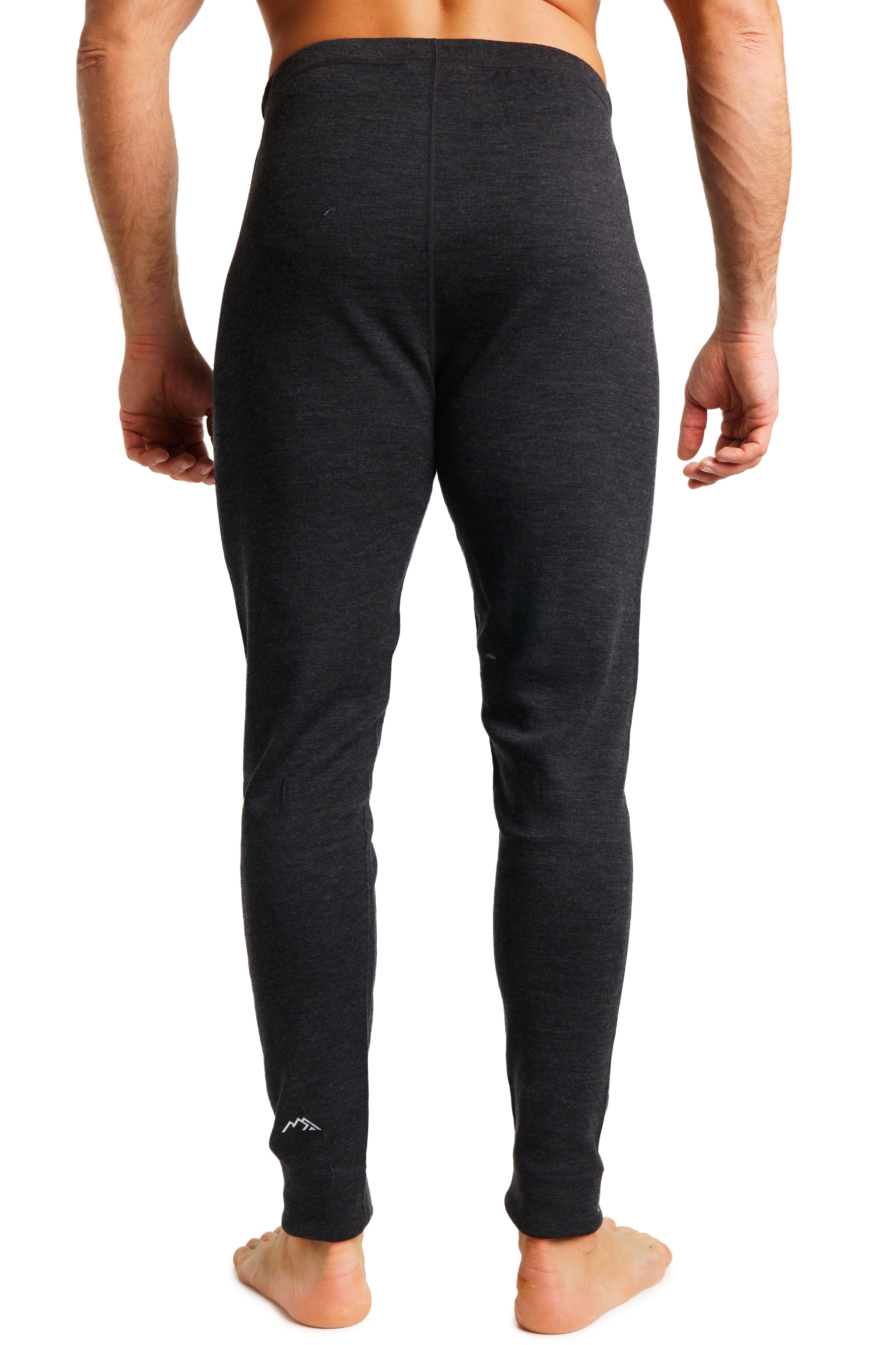 Merino Wool Pants - MidweightBase Layer | Bottom | Underwear | Thermal |  Charcoal Grey