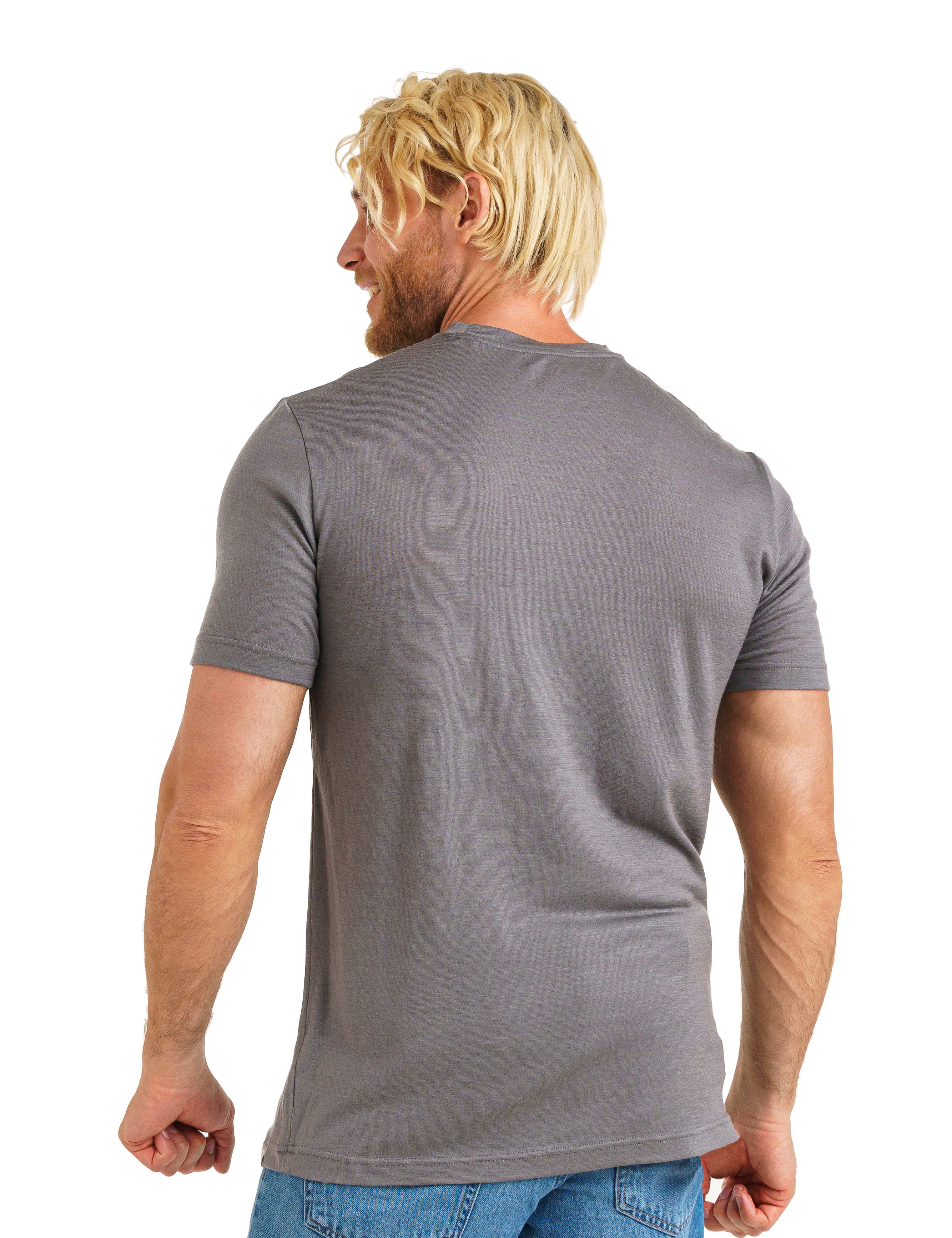 Men's Merino Wool T-shirt Perfect Gray – Merino Tech