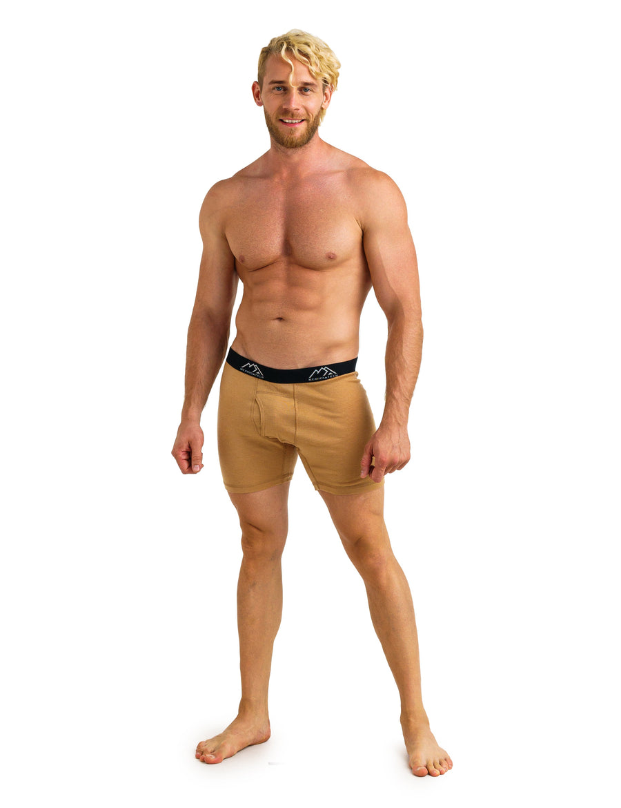 Men's Merino Boxers 190 Brief Camel, 1 pack — view 6