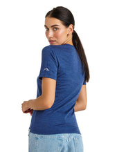 Load image into Gallery viewer, Women&#39;s Merino T-shirt 165 Windsor Blue | Crewneck (+socks)