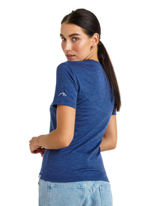 Women's Merino T-shirt 165 Windsor Blue | Crewneck (+socks)
