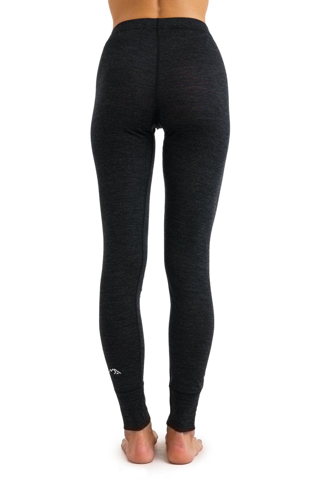 Women's Merino Pants 165 Heathered Black