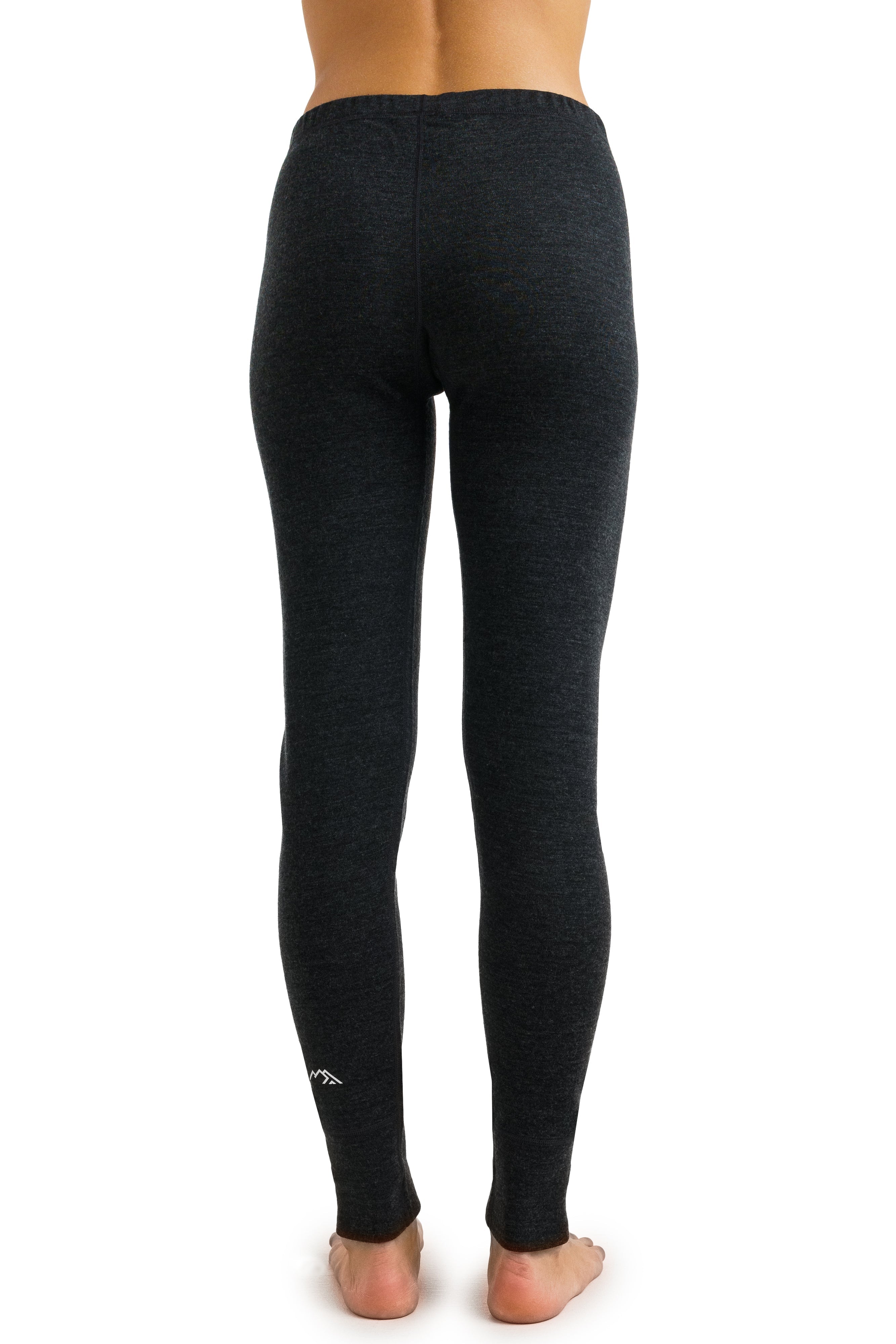 Women's Merino Wool Pants - Base Layer Charcoal Grey, Bottom, Underwear, Thermal  Leggings, Midweight