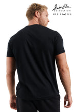 Load image into Gallery viewer, Men&#39;s Merino T-shirt 165 Jet Black