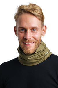 Merino Neck Gaiter 165 Olive Grove