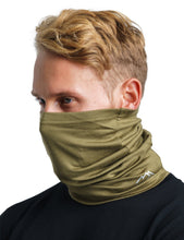 Load image into Gallery viewer, Merino Neck Gaiter 165 Olive Grove