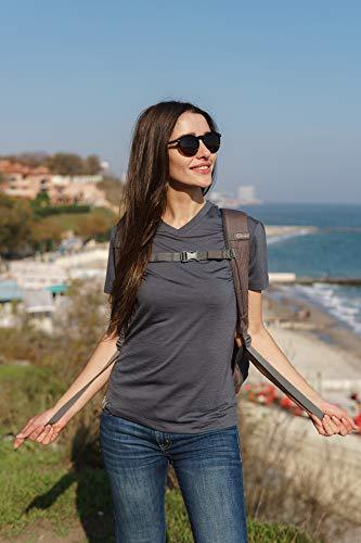 Women's Merino T-shirt 180 Mustard | V-Neck (+socks)