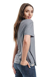Women's Merino T-shirt 165 Grey | V-Neck (+socks)