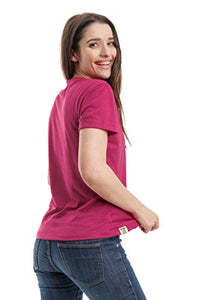 Women's Merino T-shirt 165 Purple | V-Neck (+socks)