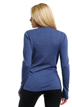 Load image into Gallery viewer,  Merino Wool Long Sleeve  Windsor Blue